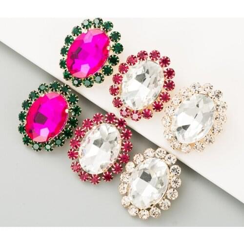 TKJ 2021 New Heart Shaped Glass Diamond Full Diamond Earrings Fashion Temperament S925 Silver Needle Stud Earrings