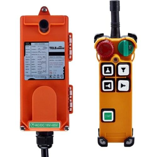 Crane and hoist industrial use Radio wireless remote control F21-4D 4 double speed button wide range voltage
