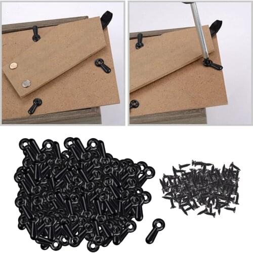 Frame Turn Buttons Backing Clips and 300 Screws for Craft ing Anti-Rust