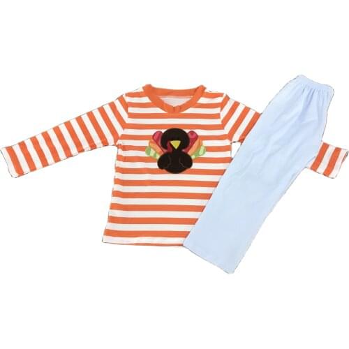 Christmas Chicken Dog Print Cute Pajams Long Sleeve Set for Boys and Girls Kid Clothes Outfit