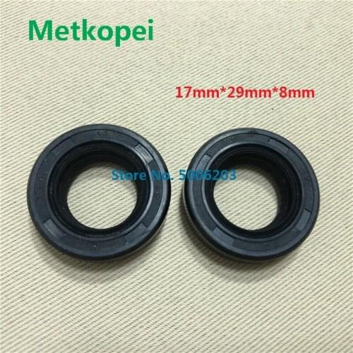 Motorcycle scooter ATV high quality 17*29*8 mm 17x29x8mm oil seal with spring for seal spare parts