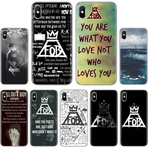 For Xiaomi Mi 5X 6X Mix 1 2 2S 3 Mi5 Mi5S Mi6 Mi3 Mi4 poco X3 nfc F2 Pro M3 Silicone Case Cover Hardcore Music Band Fall Out Boy