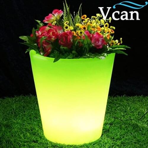 Super bright nice beautiful led light flower pot for party wedding VC-F3040
