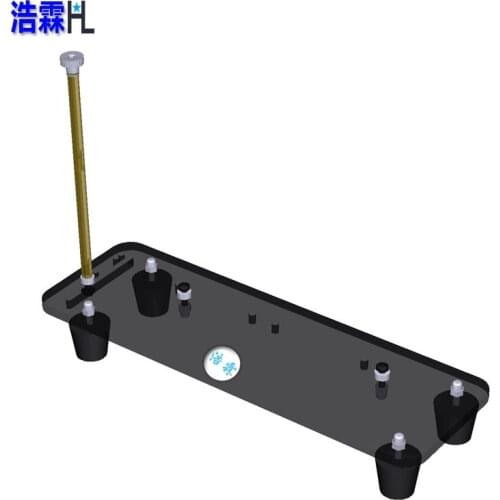 PCI E 3.0 16X video Card extension cable vertical kickstand/base With strong magnetic foot pad bracket for graphics card