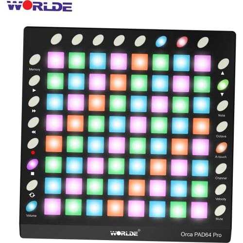 PANDA200 Portable USB MIDI Pad Controller 16 Drum Pads with USB Cable MIDI keyboard pad MIDI pad Controller 16 Drum Pads