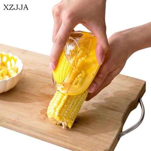 XZJJA Creative Corn Stripper Corn Cob Remover Cutter Shaver Fruit & Vegetable Tools Kitchen Accessories Cooking Gadget Removable