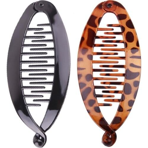 Hair Claws Clip Fish Shape Banana Barrettes Black Brown turtle Hairpins Hair Accessories For Women Hair Clip Clamp YR121202