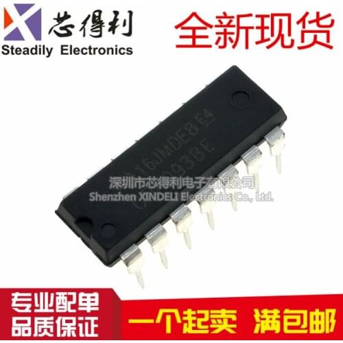 10pcs/lot HCF4093 CD4093BE HEF4093 Schmitt Trigger Dip-14