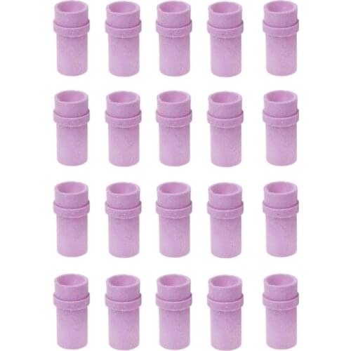 20 Pcs Replacement Air Sandblasting Ceramic Nozzles Tip 4.5mm For Sand Explosion