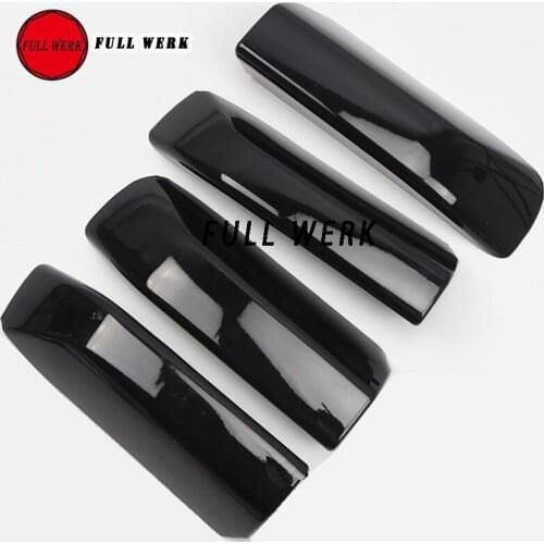 4pcs/set ABS Car Roof Luggage Rack Cover Trim Protective Cap End Shell for 4 Runner 2010-2018 Exterior Accessories