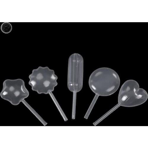 50 Pcs/pack Mousse Pipette Milkshake Disposable Macaron Straw Cupcake Ice Cream Injector Baking Tools Dropper