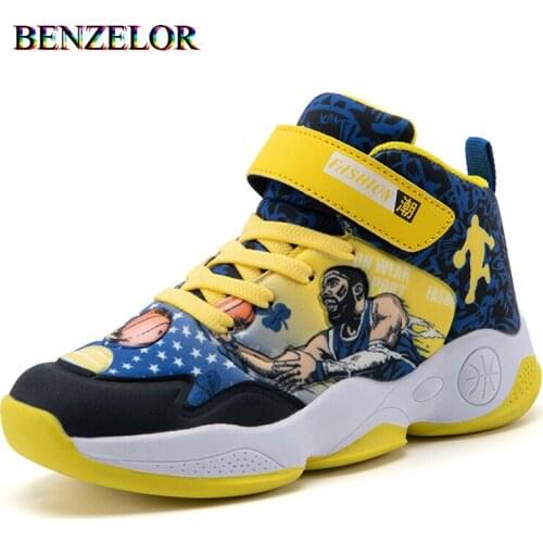 ENWAYEL Basketball Shoes For Girls Boys Sport Sneakers Kids Children Runing Student Chaussure Breathable Comfortable Autumn