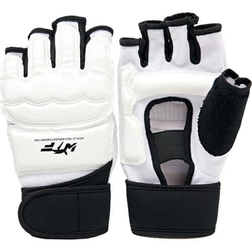 Adult Kids Children Half Finger Boxing Gloves Karate Taekwondo Sandbag Protector Gloves MMA Muay Thai Kick Boxing Gloves