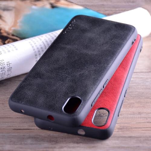 Case for xiaomi redmi 7a Luxury Vintage leather skin phone cover for Xiaomi Redmi 7A case funda Business coque capa