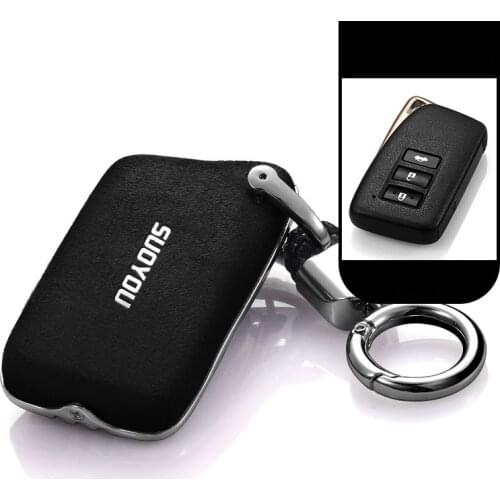 Genuine Leather Galvanized Alloy Car Key Case Cover For Lexus NX GS RX IS ES GX LX RC 200 250 350 LS 450H 300H