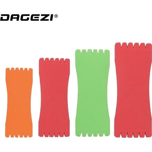 DAGEZI 10Pcs/lot EVA Foam board Fishing Line Plate 8/10/12/15cm Fishing Winding Line Board Fishing Tackle Box
