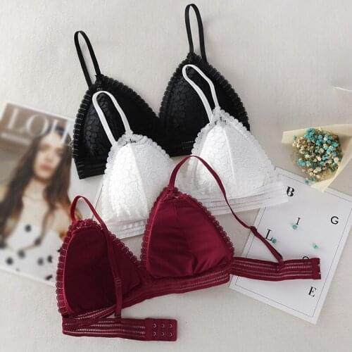 Ladies Sexy Lace Lingerie Wireless Thin Underwear Soft Bra Ladies Bra Seamless Bra