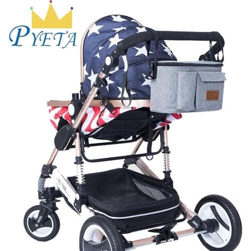 PYETA Baby Stroller Bag Diaper Bag For Baby Stuff,Baby Accessory Organizer Mummy Bag Hanging Carriage Pram Buggy Cart Bottle Bag