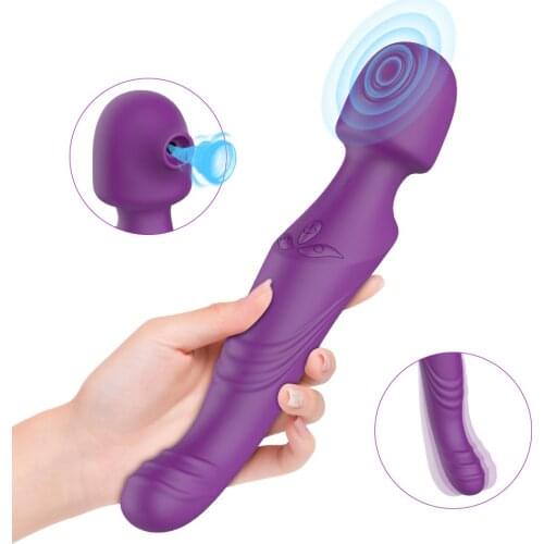 3 in 1 Sucking Dildo Vibrators Female Masturbator G spot Erotic Clitoris Stimulator Vagina Massager USB Rechargeable sex toys