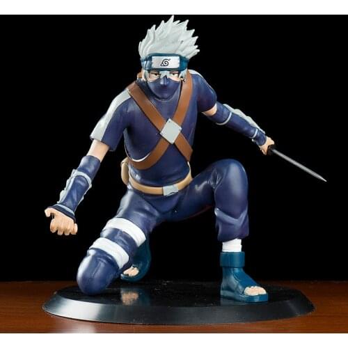Japan Anime Movie Figure Uzumaki Hatake Kakashi Action Figurine Model Statue Toy Car Cake Decoration Doll