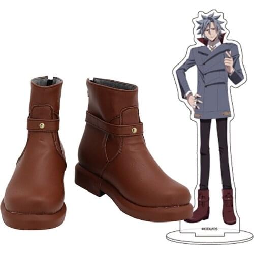 ID:INVADED Fukuda Tamotsu Cosplay Shoes Boots Halloween Carnival Party Cosplay Prop