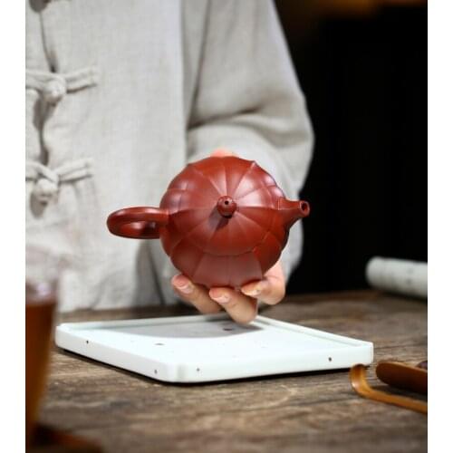 China Xi Shi Hu Kettle Ceramic Teapot For Tea Puer Oolong Tea Set Handmade