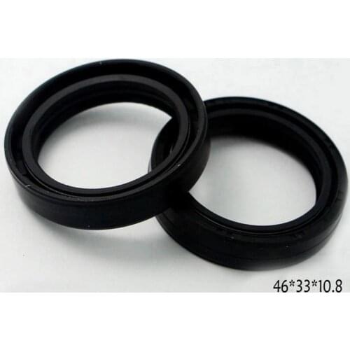 Front Fork Oil Seal Set 33 X 46 X 10.8 Mm Motorcycle Seals For CA250