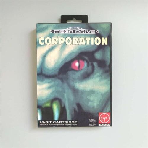 Corporation - EUR Cover With Retail Box 16 Bit MD Game Card for Sega Megadrive Genesis Video Game Console