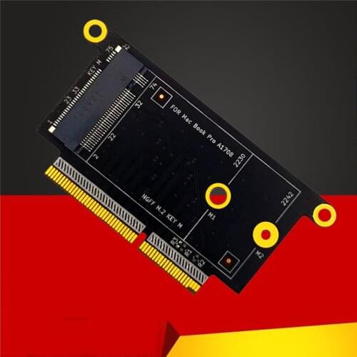 M2 SSD Adapter Card For Apple Macbook Pro A1708 SSD Adapter For Macbook A1708 1708 NVM-e M.2 SSD to 2016 2017 Macbook Laptop NEW