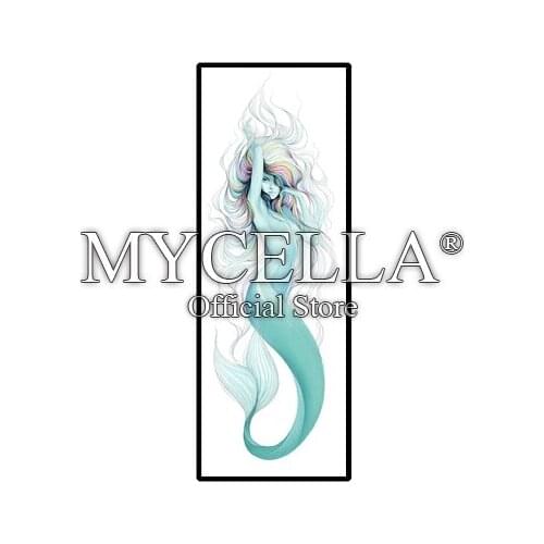 Needlework 5D Diy Diamond Painting Cross Stitch Kit Mermaid Wall Stickers Full Round Diamond Embroidery Mosaic Crafts Home Decor