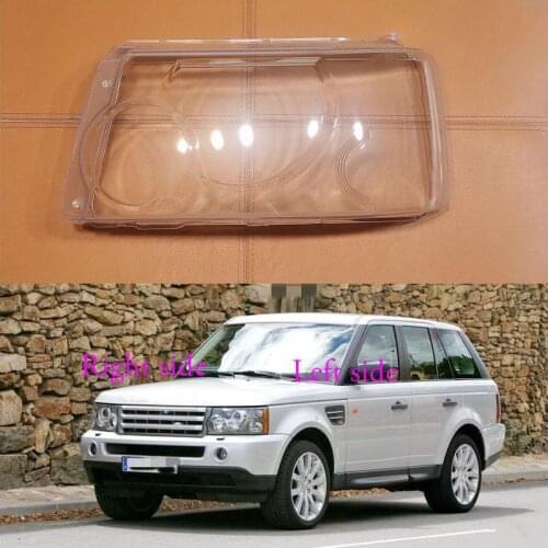 For Land Rover Range rover Sport 2005 -2007- 2009 Headlight Shell Lamp Shade Transparent Cover Headlight Glass Headlamp Cover
