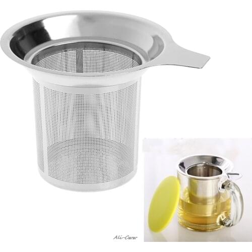 Popular Stainless Mesh Tea Infuser Reusable Strainer Loose Tea Leaf Spice Filter