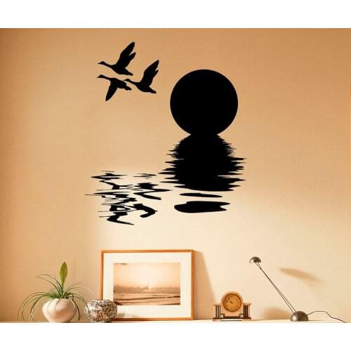 Bird Hunting Wall Decal Vinyl Stickers Active Hobbies Hunter Nature Decals Interior Home Decor Art Murals Bedroom Man Cave D764