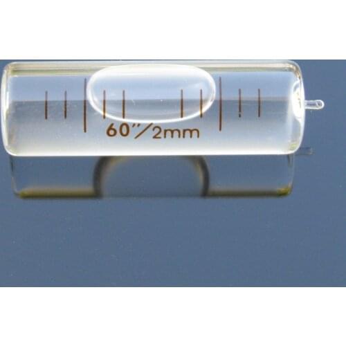 QASE Tube Spirit Level Bubble High Accuracy Vial for Theodolite Total station 60"/2mm
