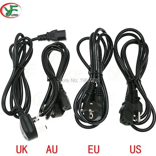 AU/EU/US/UK Standard AC100V/220V power cord for arcade game machine