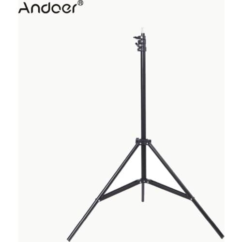 Andoer 2m / 6.56ft Photography Studio Light Tripod Stand for Camera Photo Studio Soft Box