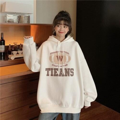 FESTY KARY Fashion 2021 Spring Autumn Women Hoodies Kawaii Oversized Hooded Sweatshirts for Girls Long Pullover Hoody Female