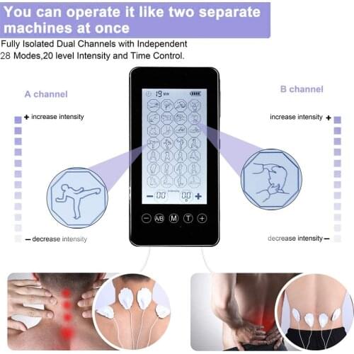 Care Electric Tens Acupuncture Full Body Massager Digital Therapy Machine For Back Neck Foot Amy Leg