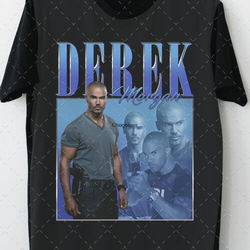 Vintage Derek Morgan. Criminal Minds TV Series Homage T shirt