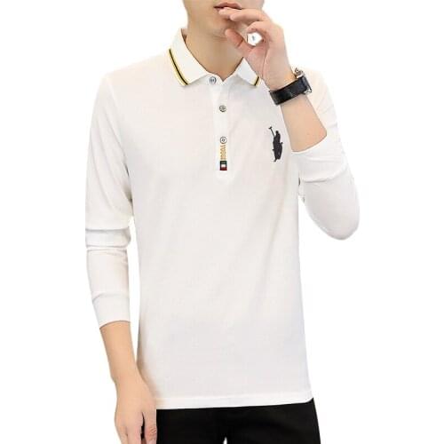 XIYOUNIAO Long Sleeve Polos For Men