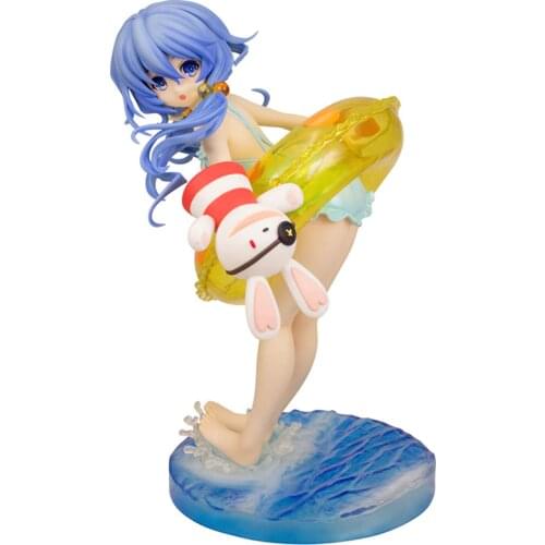 Japanese original anime figure DATE A LIVE Yoshinon swimsuit ver action figure collectible model toys for boys