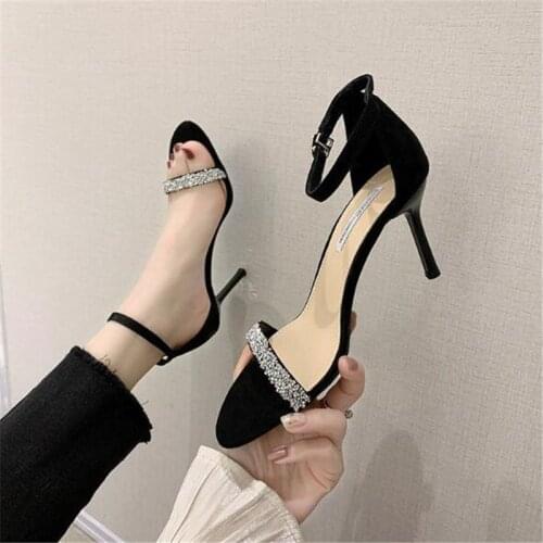 2020 New Sexy Open Toe High Heel Sandals Women Pumps Stiletto Heels Fish Mouth Shoes Woman Party Sandals Summer Ladies Sandals