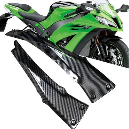ZX-10R Carbon color (ABS plastic) Motorcycle fairing case Frame Cover Protection For Kawasaki ZX10R ZX-10R 2011 2012 2013-2020