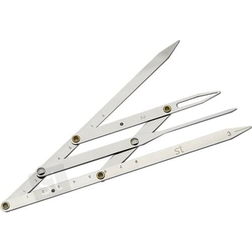 1PC Golden Ratio Measure Microblading Stainless Steel Ruler Permanent Makeup Eyebrow Tattoo Design Calipers Stencil