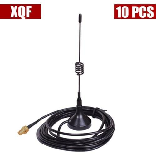 10PCS Mini SMA-F Magnetic Car Antenna Dual Band VHF/UHF 136-430MHz for UV-5R UV-5RA UV-5RE UV-B5 UV-82 BF-888S Two Way Radio