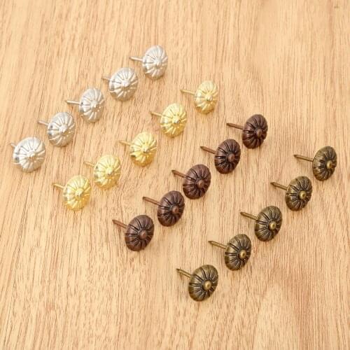 20pcs Jewelry Gift Box Sofa Decorative Furniture Nails Tacks Stud Pushpin 16*20mm Upholstery Nail Tachas Vintage Hardware