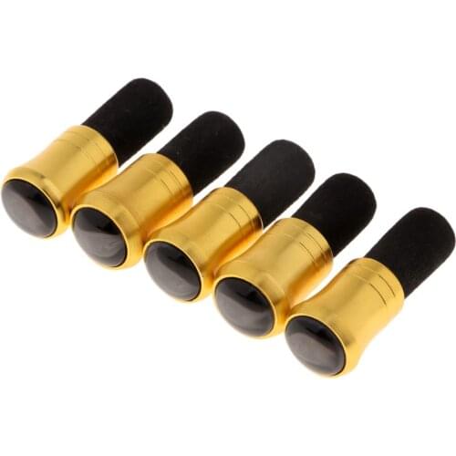 5pcs Fishing Rod Butt Caps End Protector for Travel Sea Fly Rods