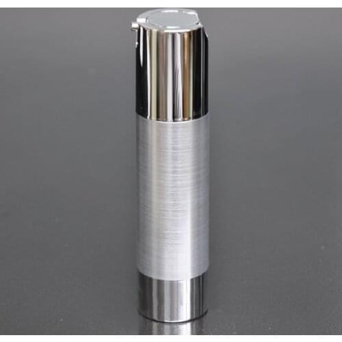 50ml UV silver airless vacuum pump bottle for lotion emulsion serum foundation essence liquid anti-sunshine Cosmetic Container
