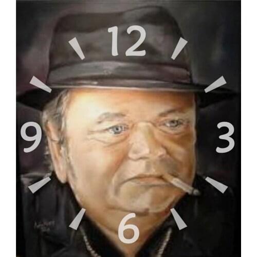 Diamond Painting Wall Clock FULL Round DIY 5D Home Decoration Photo Custom Diamond Embroidery Wedding Gift for Home