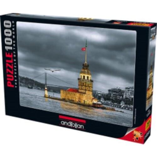 Girl Tower Nostalgia 1000 Piece Istanbul Boğazındaki Gorgeous Girl Tower İnşa Edin